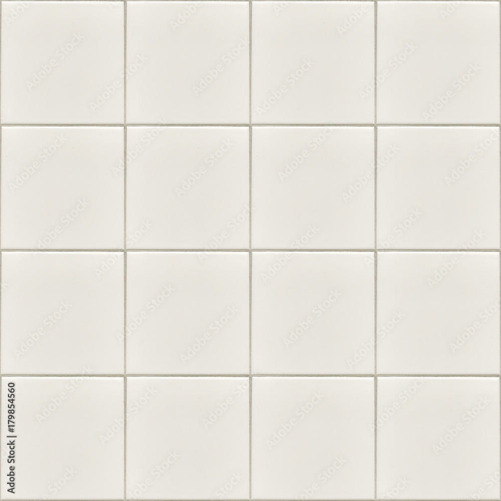 White Kitchen mosaic tiles texture with grey filling Stock Photo | Adobe  Stock, image size:1000x1000