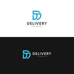 Aufkleber - TD logo icon vector design. DT company sign.