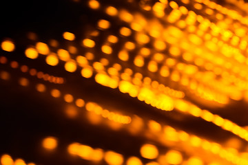 Aufkleber - Yellow color light blurred bokeh background, unfocused.
