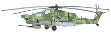Mi 28 Havoc Military Attack Combat Helicopter