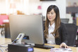 © Somkiat - Businesswoman asian Typing On Keyboard In Office