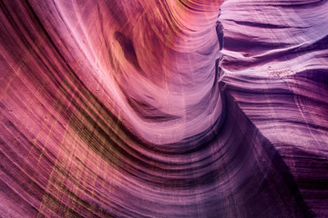 Wall Mural - amazing shapes at antelope canyon, arizona