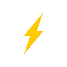 Lightning Bolt Vector Icon