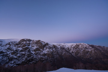 Wall Mural - Winter mountain