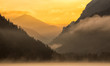 Misty and colorful sunrise at Heiterwanger See / Farbiger Sonnenaufgang am Heiterwanger See mit Nebel