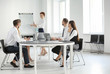 © Africa Studio - Team of young professionals conducting business meeting in office