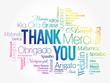 © dizain - Thank You word cloud in different languages, concept background