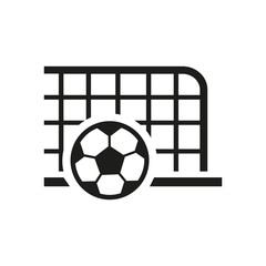 Canvas Print - Football goal icon