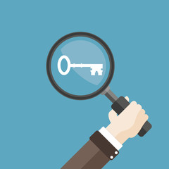 Canvas Print - Flat Hand Loupe Key
