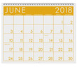 2018 Calendar: Month Of June With Flag Day