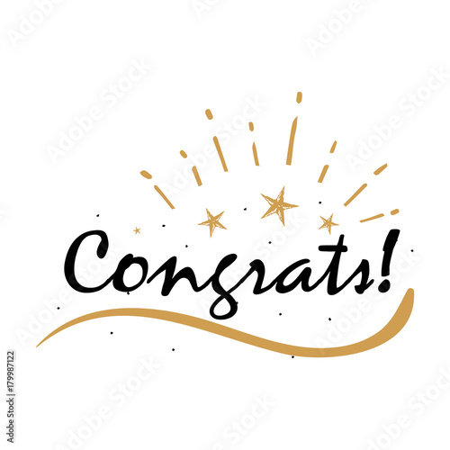 Congrats card Canvas