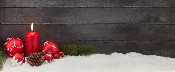 Wall Mural - panorama banner for christmas