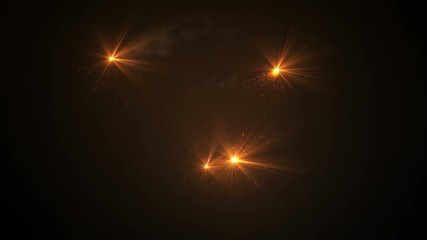 Wall Mural - fire comet light flying. shining lights in motion with small particles. ring of fire, plasma ring on