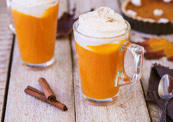 Homemade Pumpkin Smoothie 