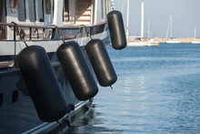 Black Rubber Inflatable Ship Fenders