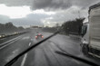 Bad weather on the highway