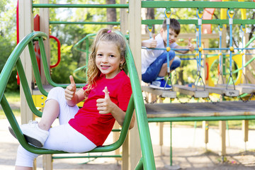 Kids on playground