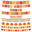Thanksgiving and fall banner decoration
