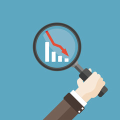 Canvas Print - Flat Hand Loupe Dropping Chart