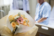 Flowers bouquet to visit sick people at a hospital