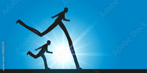 Fotografering course - compétitif - avantage - leadership - concept - compétition - performanc