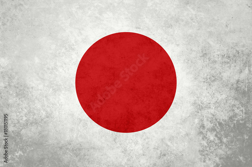 Zdjęcie XXL Flaga Japonii, ilustracji banderą Japonii, obraz flagi Japonii, obraz banderą Japonii