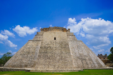 Wall Mural - Mayan Pyramids in Uxmal, Mexico