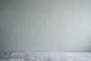 Empty cement floor and concrete wall , Interior design with Loft style .