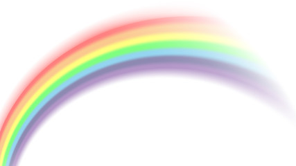 Wall Mural - rainbow icon. shape arch isolated on white background. colorful light and bright design element. sym