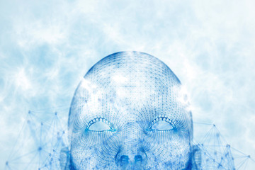 Poster - Artificial intelligence and technology concept