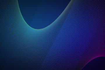 Fototapete - Blue digital lines background