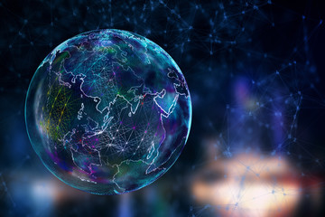 Poster - Global business concept