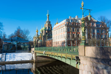 near the Church of the Savior on blood	