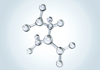abstract atom or molecule structure