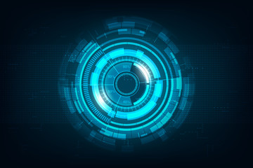 Poster - abstract vector hi speed internet technology background illustration