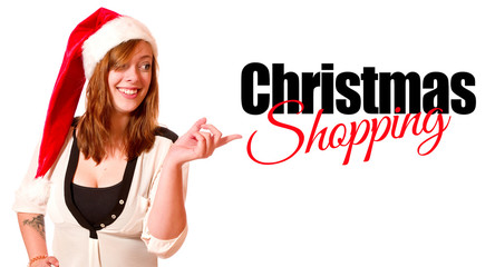 Wall Mural - Christmas Shopping 