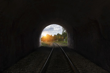 old railway tunnel