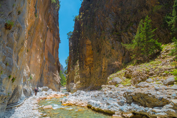 Samaria Gorge. Crete, Greece