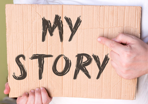 My Story, on cardboard
