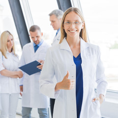 Wall Mural - Medical team in hospital