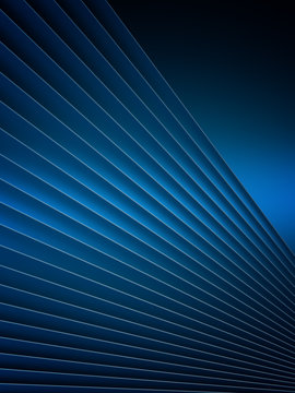 Abstract Blue Dynamic Element 