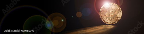 Fotografia  Bitcoin Konzept - die neue Weltwährung
