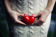 © alexkich - Hand female holding heart