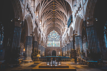the atmosphere of exeter cathedral