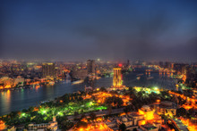 Cairo Skyline From Cairo Tower