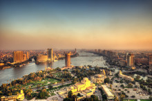 Cairo Skyline From Cairo Tower