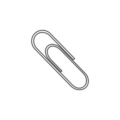 Poster - paper clip icon. vector graduation icon. education, academic degree. premium quality graphic design.