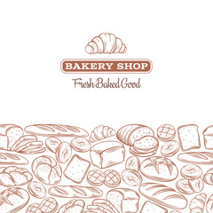 Wall Mural - page design for bakery