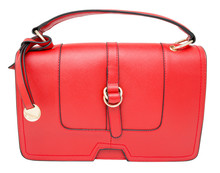 Red Ladies Handbag, Isolated