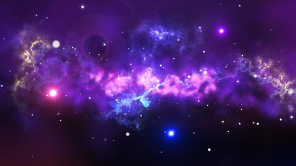 Wall Mural - splendid star space illustration